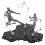 Black Plastic Model Assembled Action Figure Display Holders