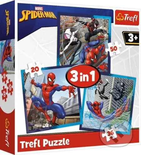 Spiderman/3v1 - puzzle z kategorie 15 - 60 dílků