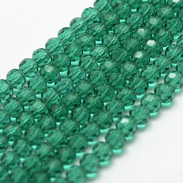 Transparent Glass Bead Strands