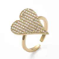 Adjustable Brass Cuff Finger Rings