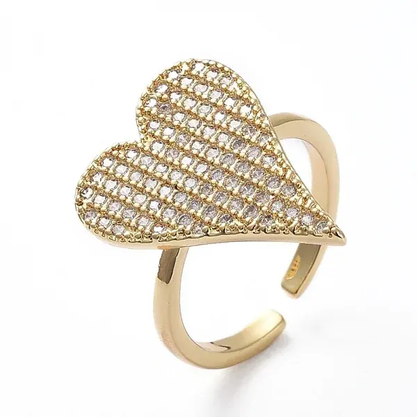 Adjustable Brass Cuff Finger Rings