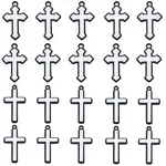 20Pcs 2 Styles Opaque Acrylic Pendants