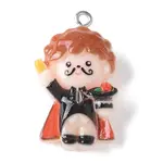 Circus Opaque Resin Pendants