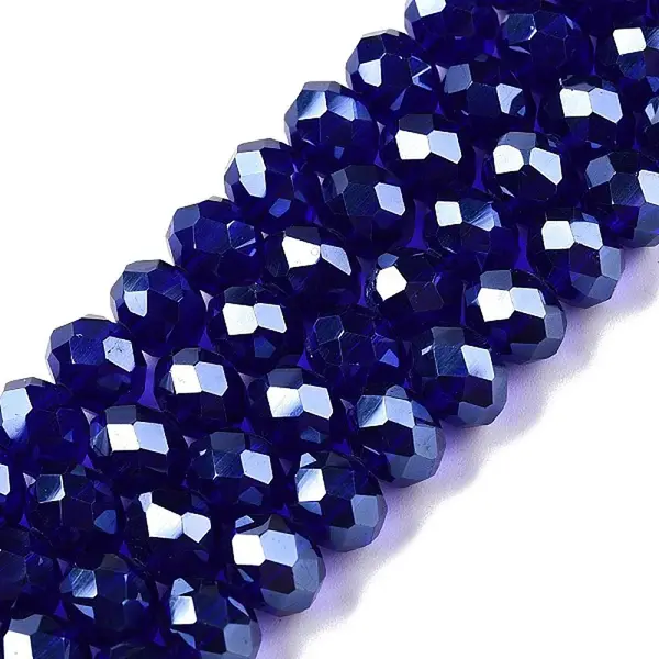 Electroplate Glass Beads Strands