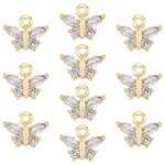 Brass Cubic Zirconia Charms