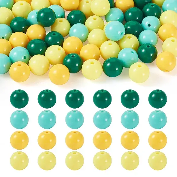Opaque Acrylic Beads
