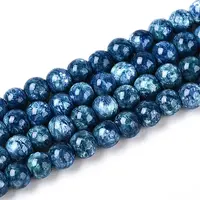 Baking Paint Glass Beads Strands