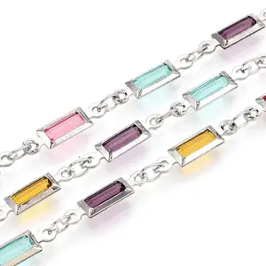 Handmade Brass Rectangle Link Chains