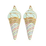 304 Stainless Steel Enamel Pendants