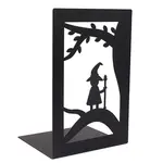 2Pcs Non-Skid Iron Bookend Display Stands