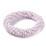 Crochet Glass Beads Braided Stretch Bracelet
