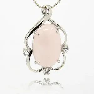 Natural Rose Quartz Pendants