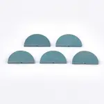 Painted Natural Wood Beads