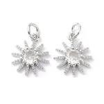 Brass Cubic Zirconia Charms