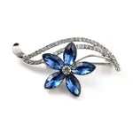 Flower Alloy Rhinestone Brooch