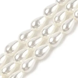 Electroplate Shell Pearl Beads Strands