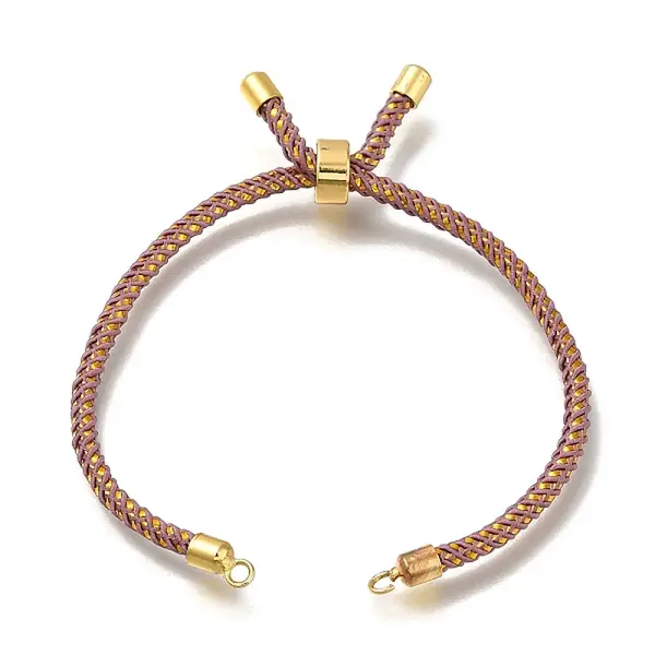 Braided Cotton Cord Slider Bracelet Making