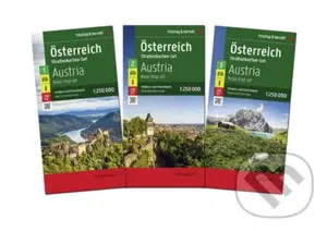 Rakúsko 1:250 000 Set 3 mapy