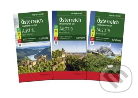 Rakúsko 1:250 000 Set 3 mapy