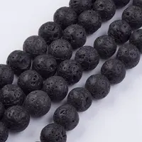 Natural Lava Rock Beads Strands