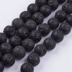 Natural Lava Rock Beads Strands