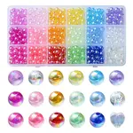 526Pcs 18 Style Transparent Acrylic Beads