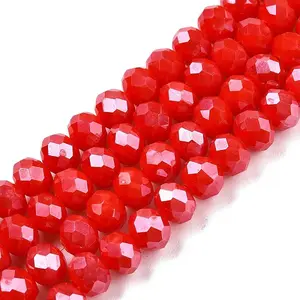 Electroplate Glass Beads Strands