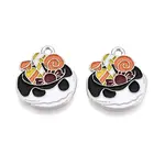 Halloween Theme Alloy and Enamel Pendants