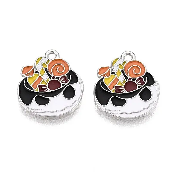 Halloween Theme Alloy and Enamel Pendants