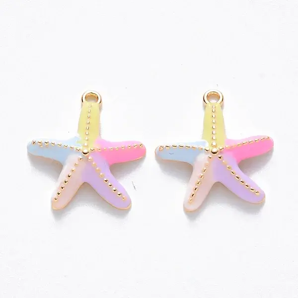 Brass Enamel Charms