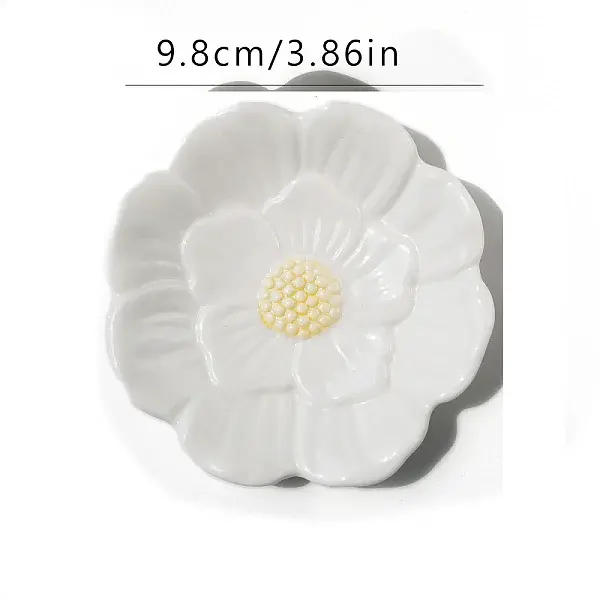 Porcelain Flower Jewelry Tray