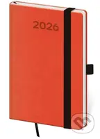 Kapesní diář 2026 Print Pop oranžový
