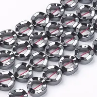 Non-magnetic Synthetic Hematite Beads Strands