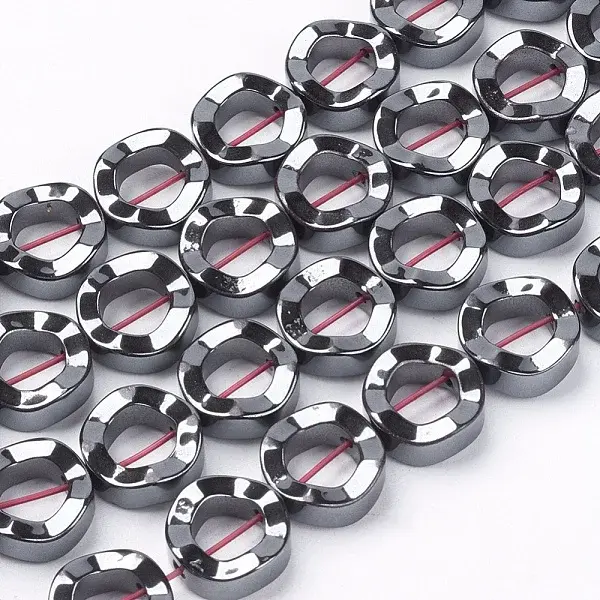 Non-magnetic Synthetic Hematite Beads Strands