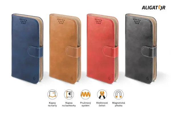 Pouzdro ALIGATOR UNI-FIX vel.XXL, modrá