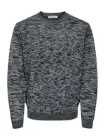 Only & Sons Sveter 'ONSTRAK'  sivá melírovaná