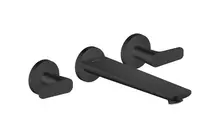 Axor Citterio C - Vanová baterie pod omítku, 3-otvorová instalace, matná černá 49483670