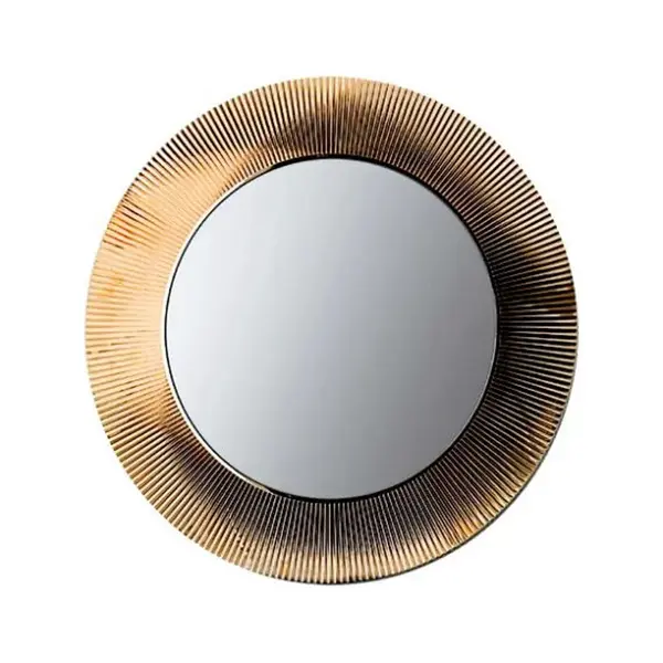 Laufen Kartell - Zrcadlo v rámu, průměr 78 cm, zlatá H3863310870001