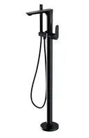 Cersanit Crea - Vanová baterie do podlahy, s tělesem, černá S951-308