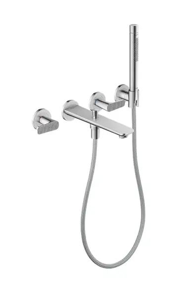 Axor Citterio C - Vanová baterie pod omítku, 4-otvorová instalace, s příslušenstvím, chrom 49481000