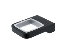 Nimco Maya - Držák pro dávkovač, sklenku nebo mýdlenku, černá mat MAC 29050X-90