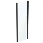 Ideal Standard Connect 2 - Pevná boční stěna 90 cm, černá/čiré sklo K9374V3