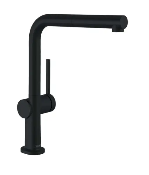 Hansgrohe M54 - Dřezová baterie Talis s výsuvnou koncovkou, EcoSmart, matná černá 72845670