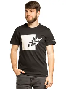 Meatfly tričko Big Shock White / Black | Černá | Velikost XS | 100% bavlna