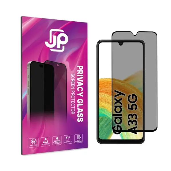 JP Privacy Tvrzené sklo, Samsung Galaxy A33, černé