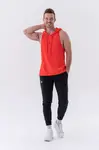 Nebbia Fitness tílko s kapucí 323, XXL, červená