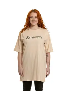 Meatfly dámské tričko Rory Tapioca | Písková | Velikost XS | 100% bavlna