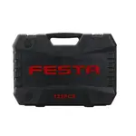 Nářadí profesionální CrV,S2, SET, 122 ks (GOLA,klíče,kleště,šroubováky), FESTA