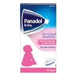 Panadol Baby 125mg, čípky ke snížení horečky u dětí 10ks