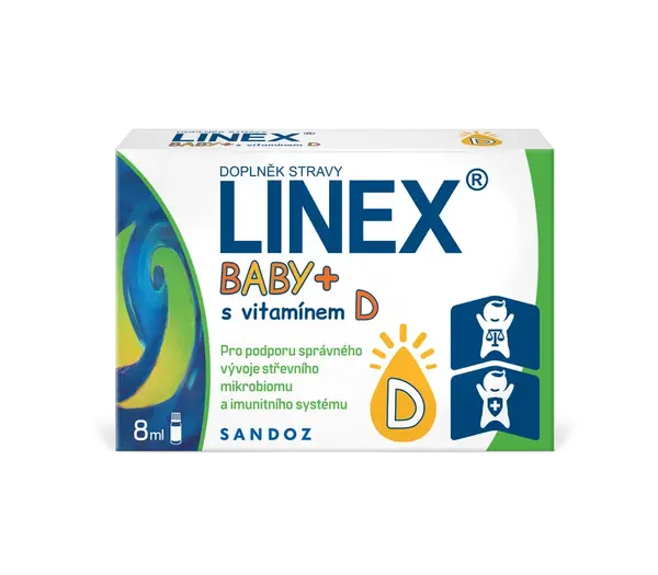 Linex Baby + s vitamínem D 8ml